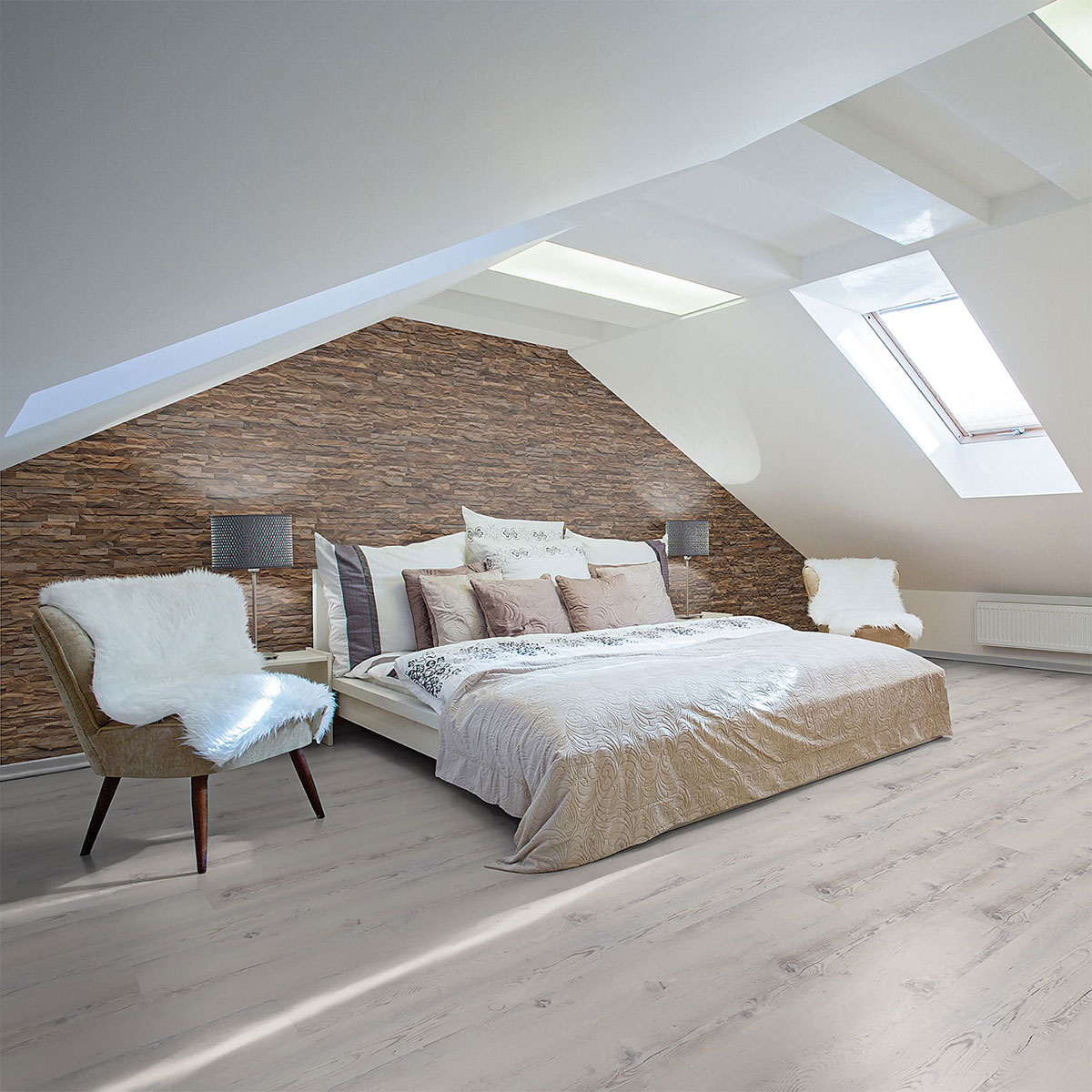 Indo Wandverkleidung Teak Diamond Ancient Brown 11er-Set Bild 3