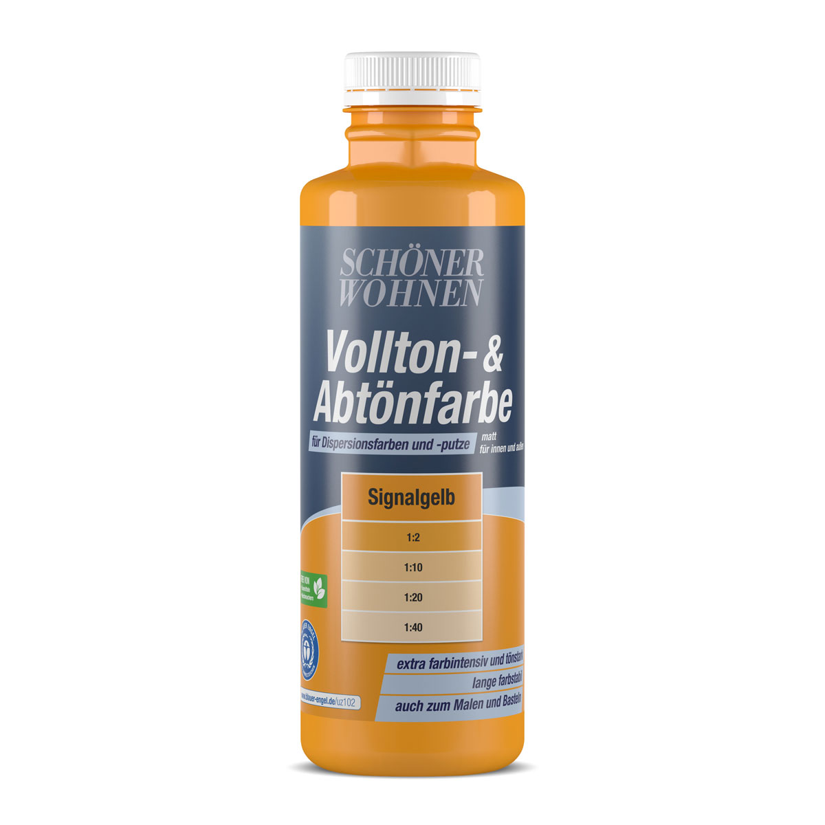 Schöner Wohnen Farbe Voll-und Abtönfarbe signalgelb 500 ml