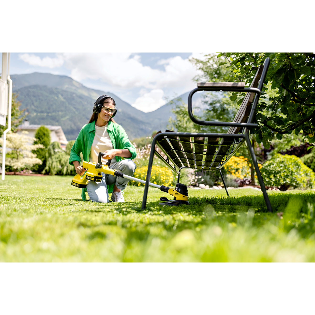 Kärcher  Akku-Rasentrimmer LTR 3-18 Dual Battery Set Bild 4