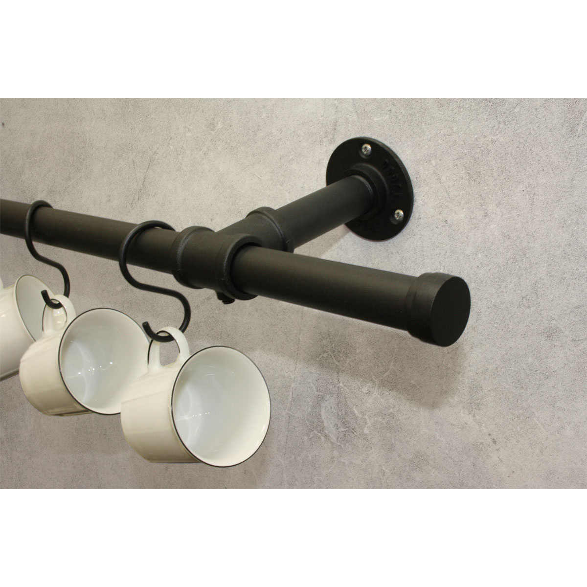 Gardinia Träger Industrial Home schwarz Bild 6