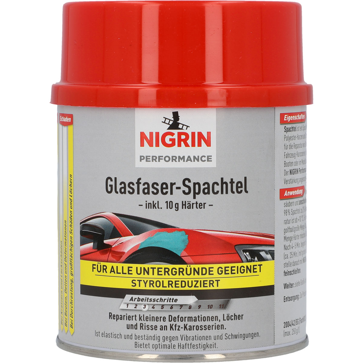 Nigrin  Glasfaserspachtel Performance 500 g