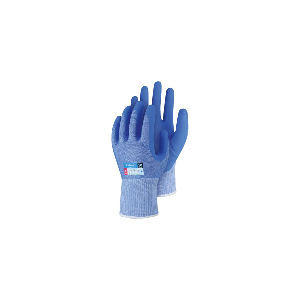 LEIBWÄCHTER Arbeitshandschuh Comfort neon Größe 9