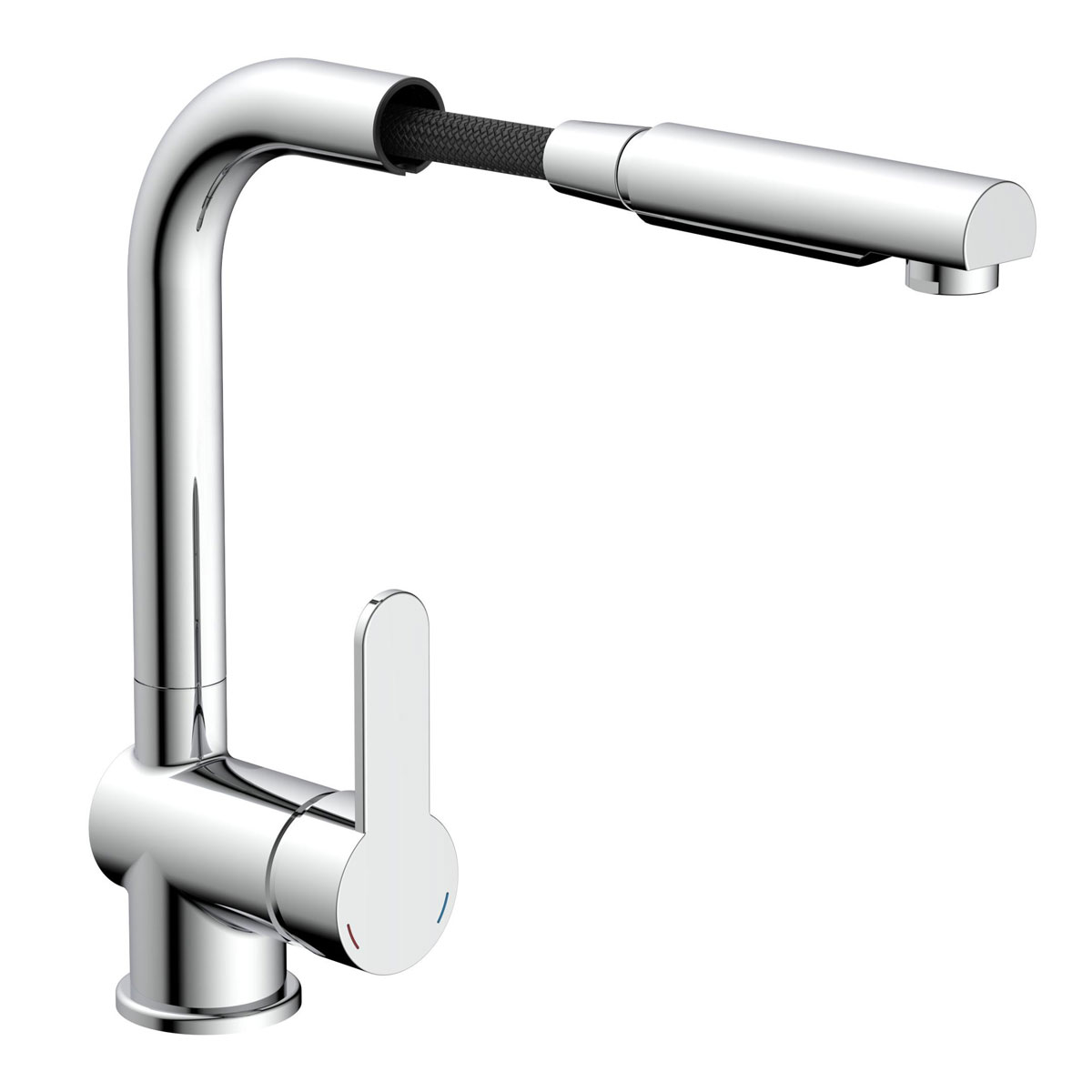 Schütte Spültischarmatur London chrom mit herausziehbarem Auslauf Bild 3