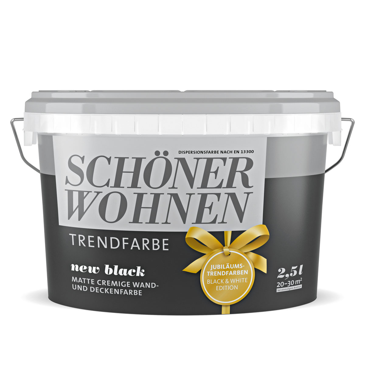 Schöner Wohnen Farbe Trendfarbe New Black Matt 2,5 L