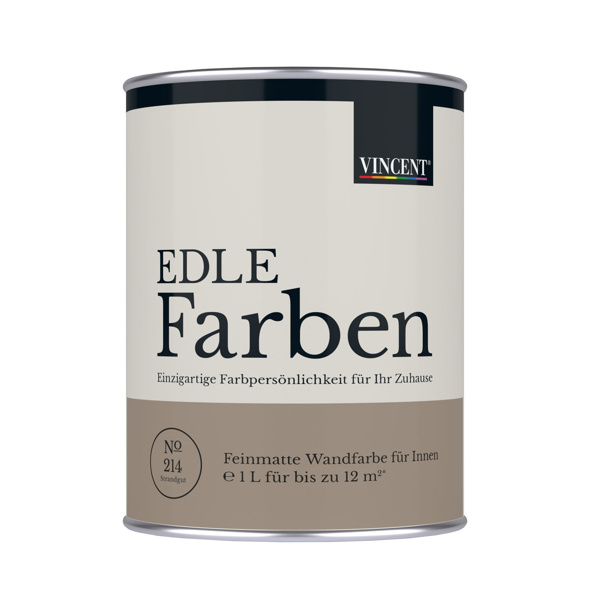 Vincent  Wandfarbe EDLE Farben Strandgut matt 1,0 L
