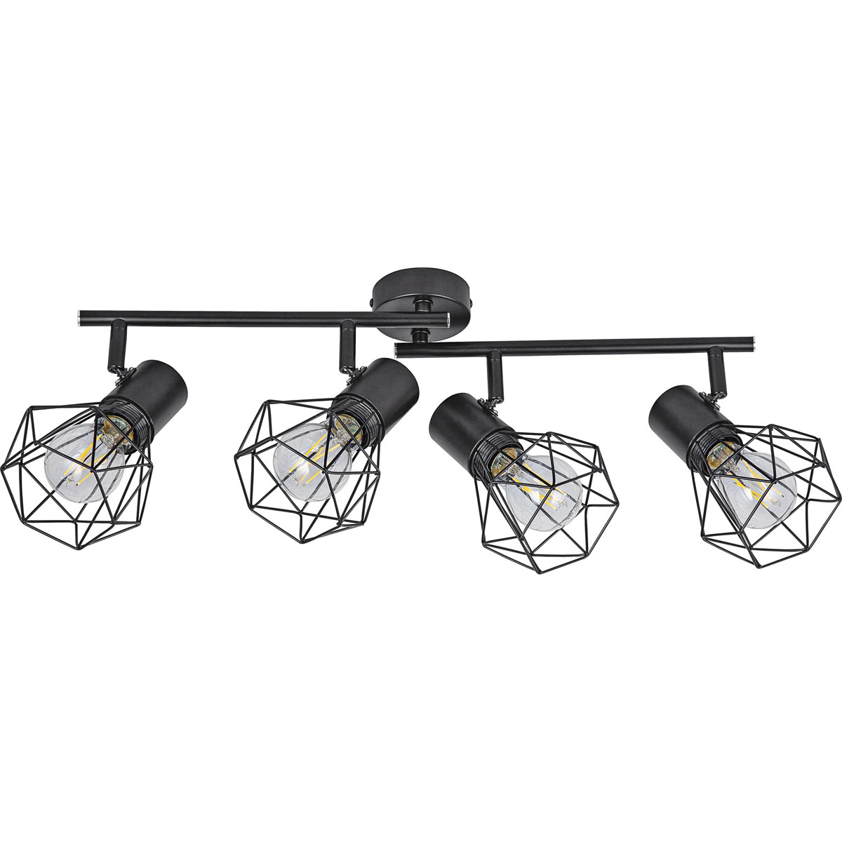 Flector Spotserie Tabea 4-flg schwarz 60,5 x 18 x 17,5 cm Bild 2