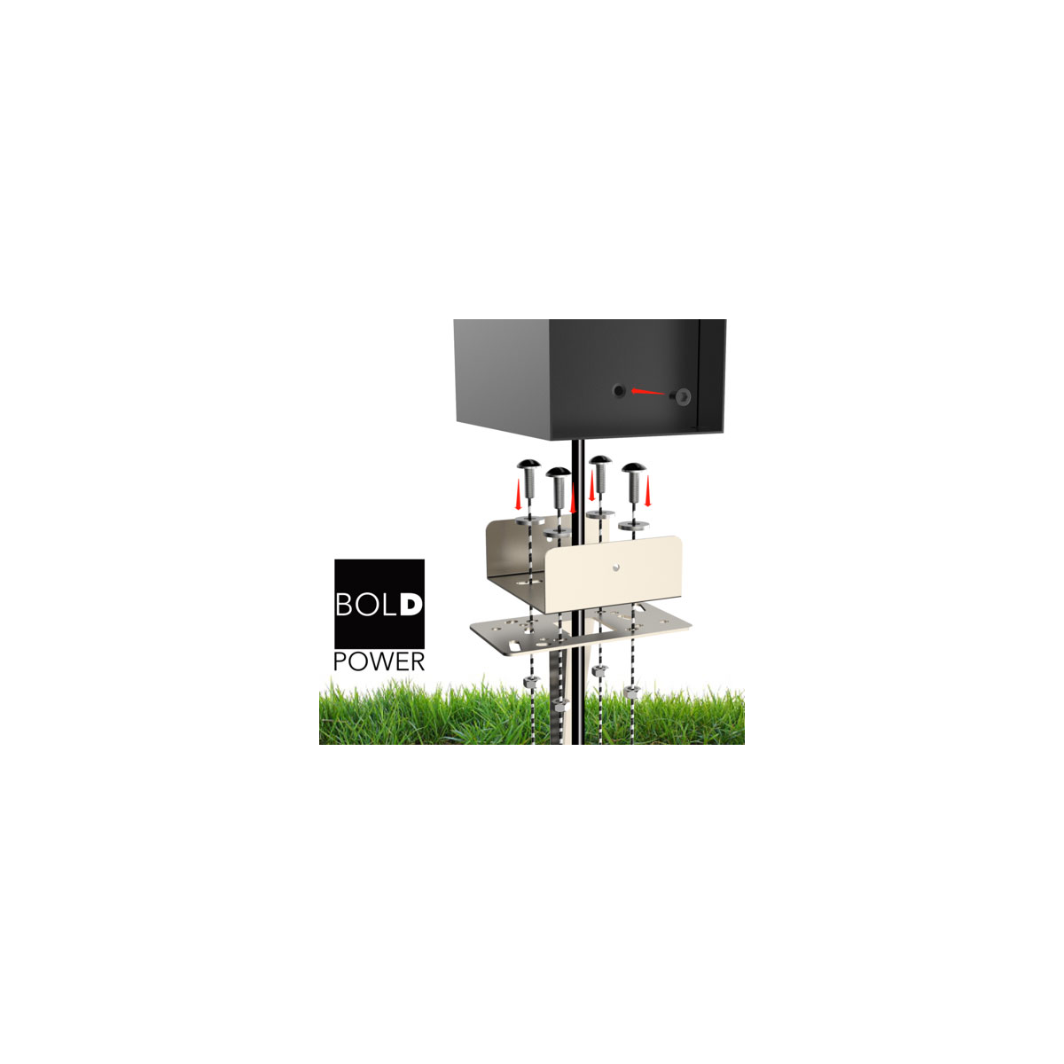 Steckdosensäule ORIO 4 fach IP44 Bild 3