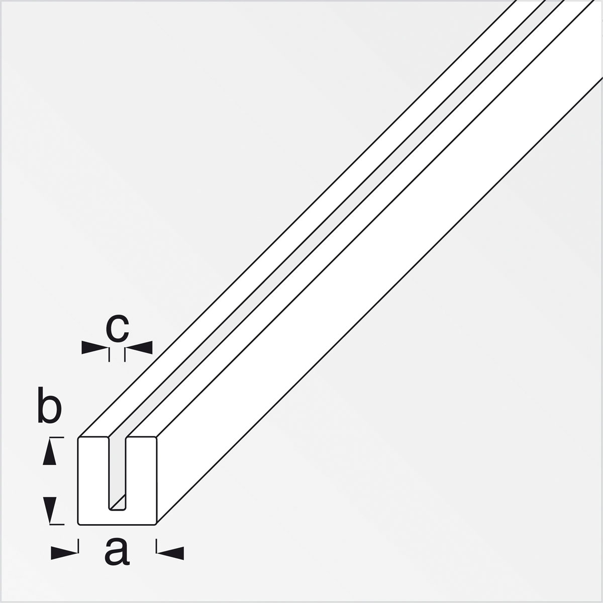 Dichtungs-Profil, 5x1,8mm, 2,5m, transparent