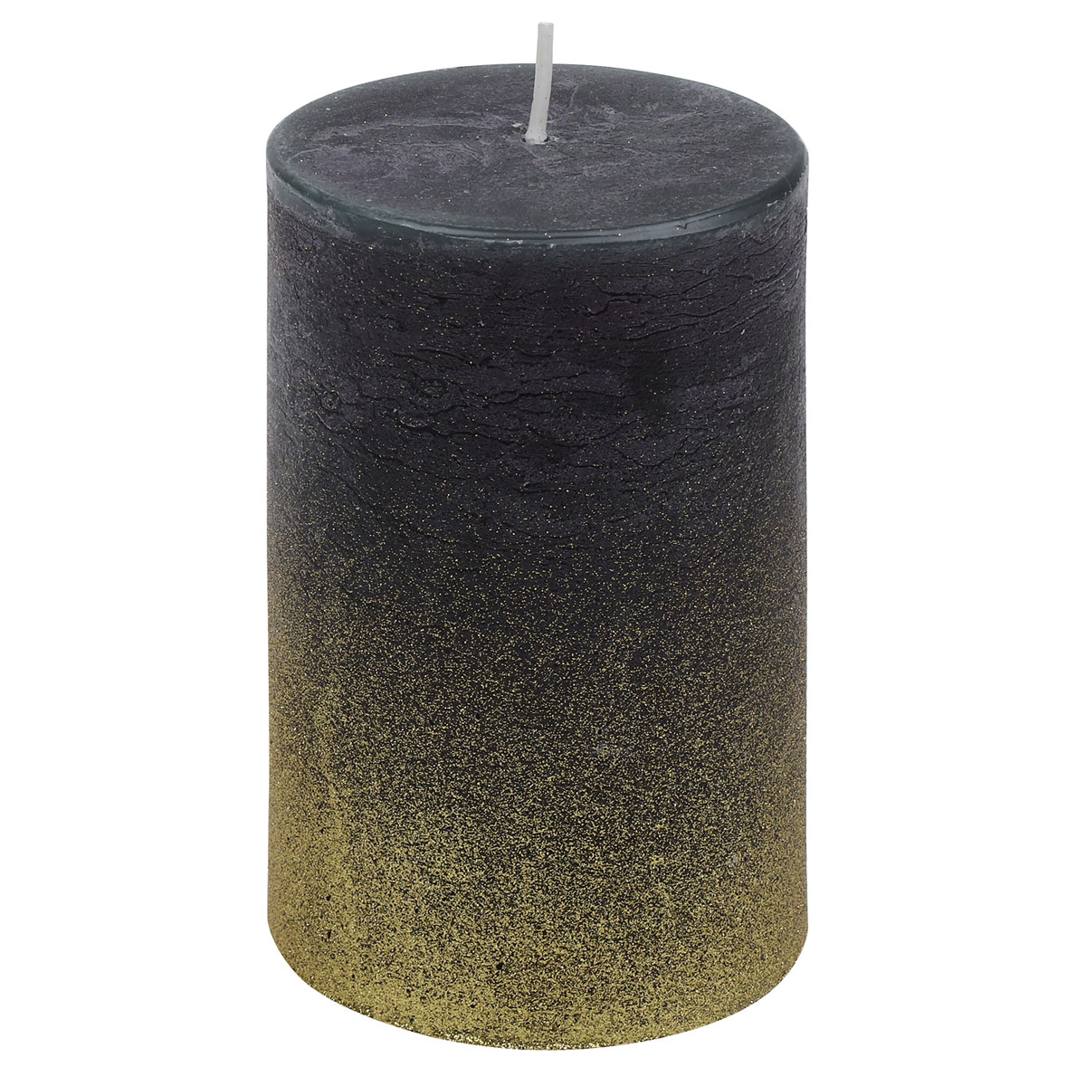 Stumpenkerze Karmen 100 mm anthrazit