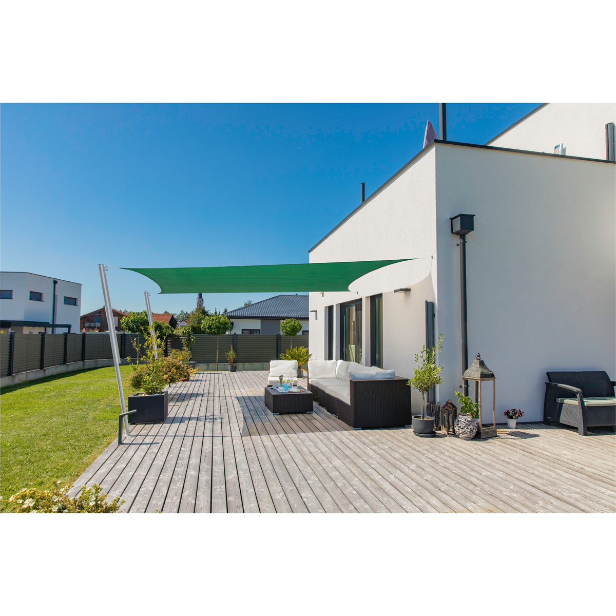 Rechteck-Segel Capri 3 x 4 m olive Bild 3