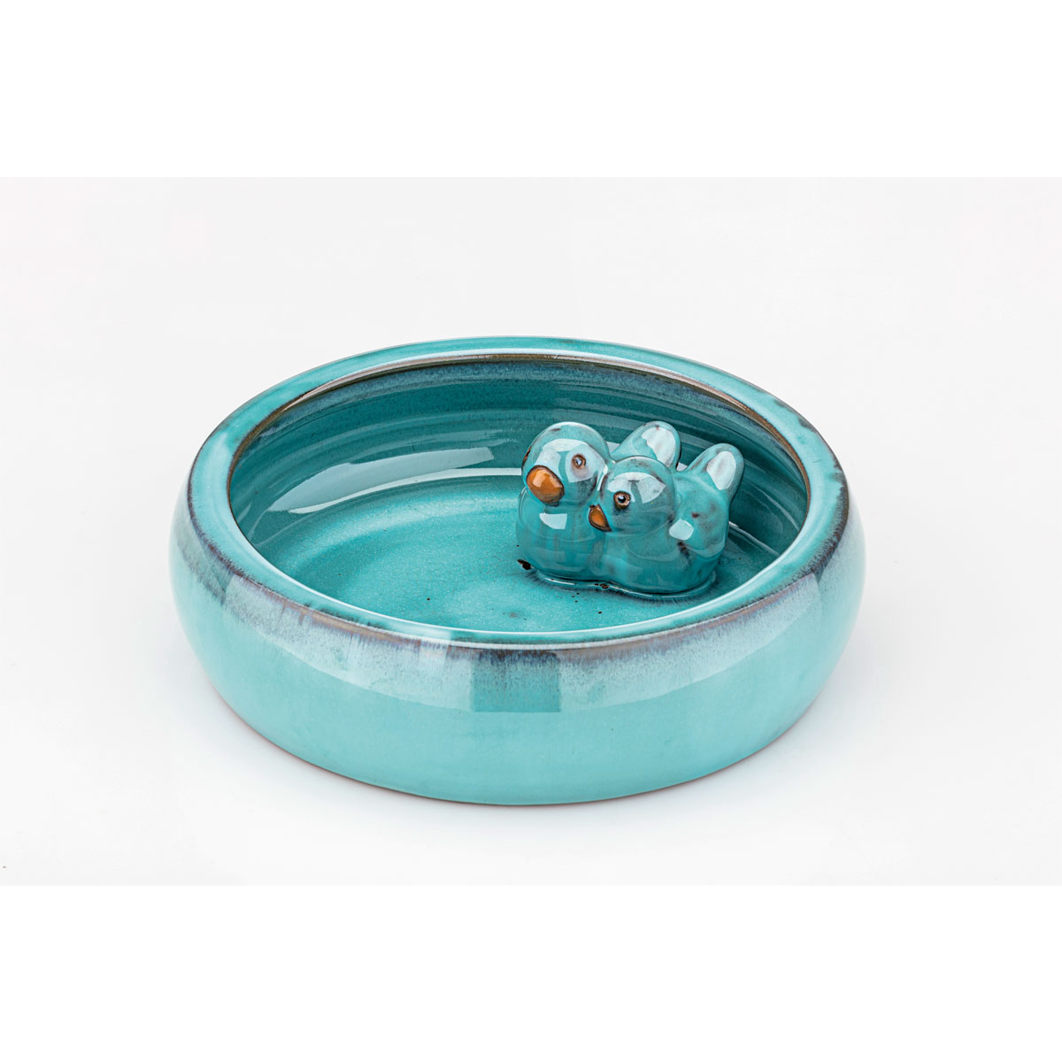 Haveson Vogeltränke Durchmesser 28 x 7,5 cm türkis