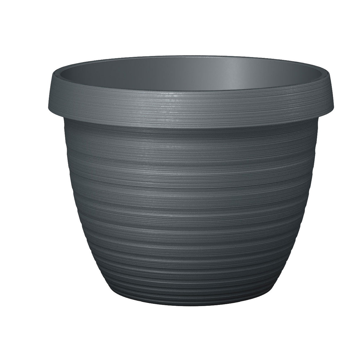 Scheurich Blumentopf Country Star 40 270 40 cm Metallic grau
