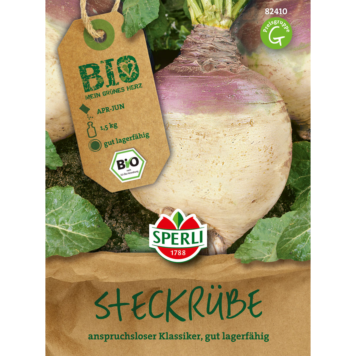 Sperli BIO Steckrübe Gelbe aus Friesland Bild 1