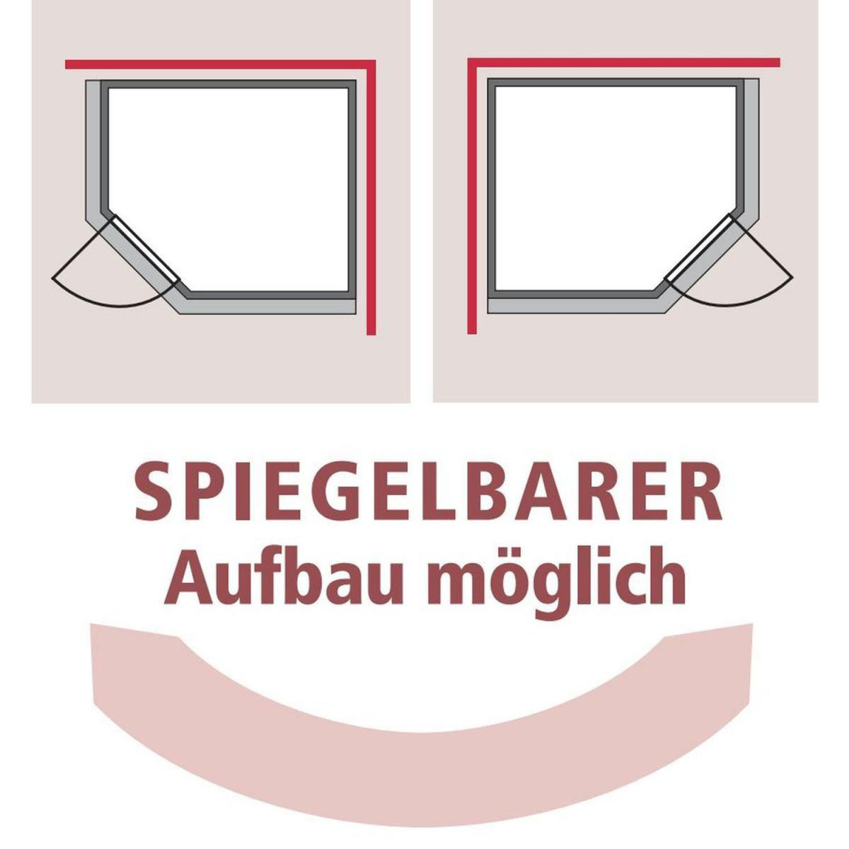 Karibu Sauna Lilja Eckeinstieg 3,6 kW Ofen integr Strg kein Kranz Klarglas-Tür Bild 10