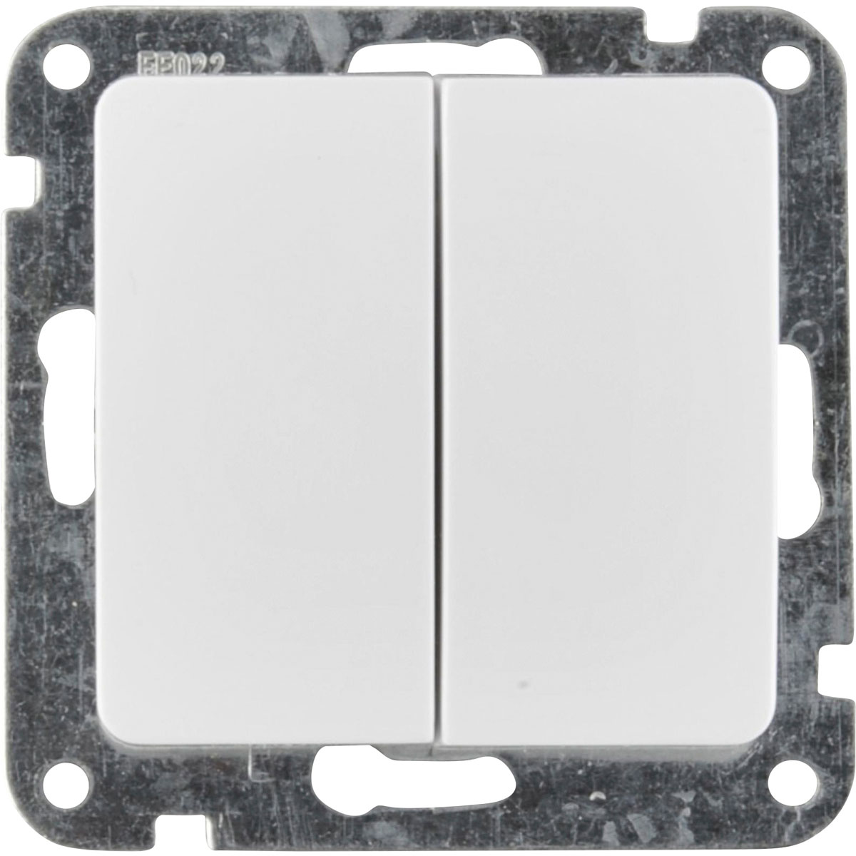 Serienschalter Monaco ultraweiß 10,5 x 8,2 x 5,5 cm