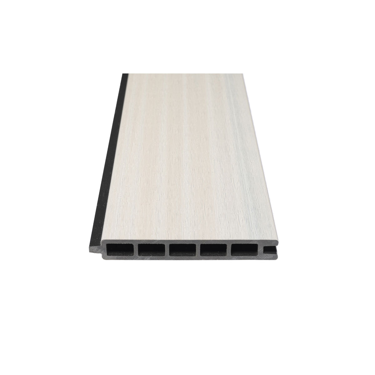 WPC-Steckzaun-Element Cora Line 179 x 14 cm beige 6er-Pack Bild 1