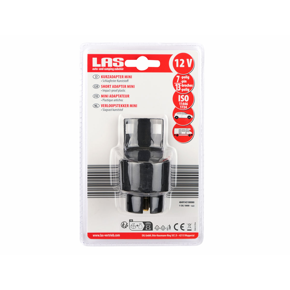LAS 10008 Kurzadapter Mini 7 auf 13-polig Bild 3