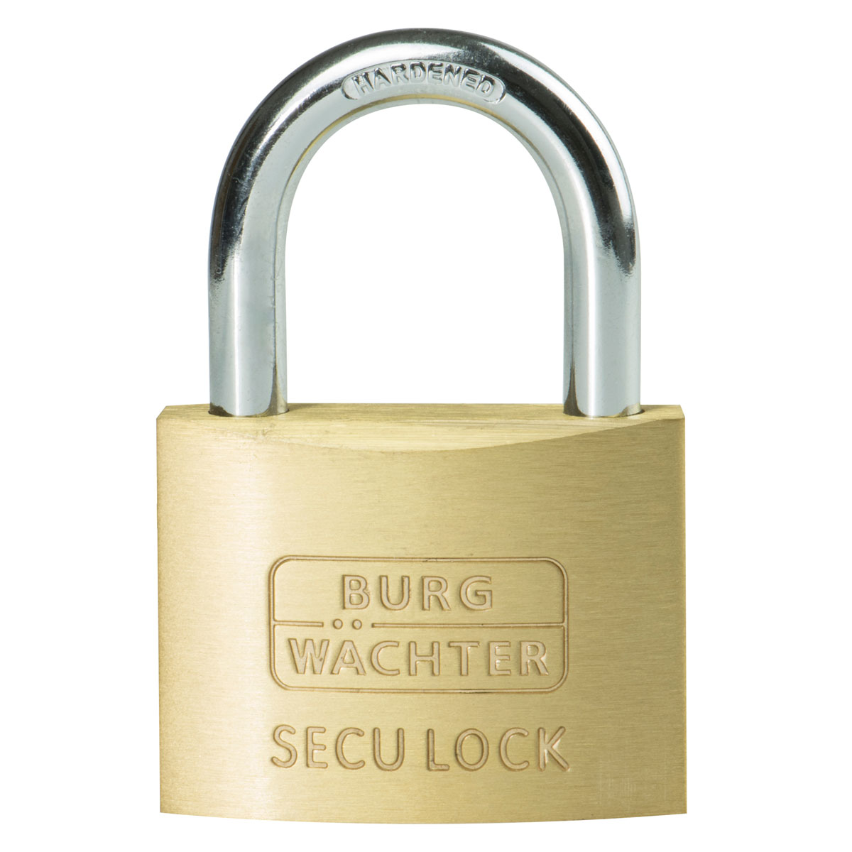 Burg Wächter Zylinder-Vorhängeschloss Secu Lock 405 70,7 47,8 x 70,7 x 13,7 mm Messing