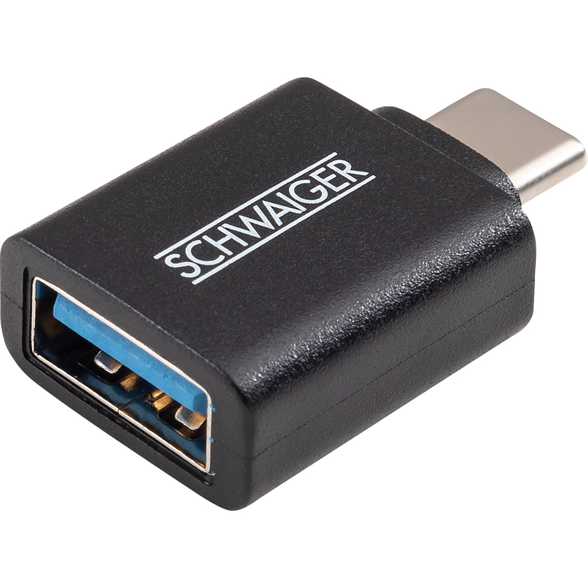 Schwaiger USB-3.1-Adapter mit 3.1 C Stecker und USB 3A Buchse Bild 1