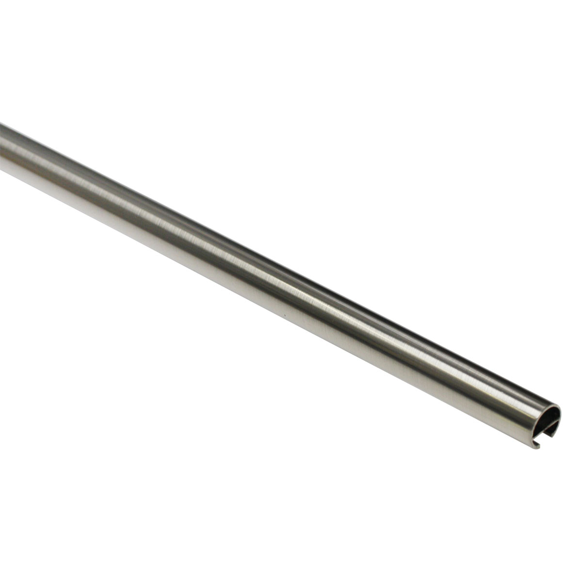 Gardinia Gardinenstange Memphis mit Innenlauf Durchmesser 16 mm 120 cm Edelstahl-Optik
