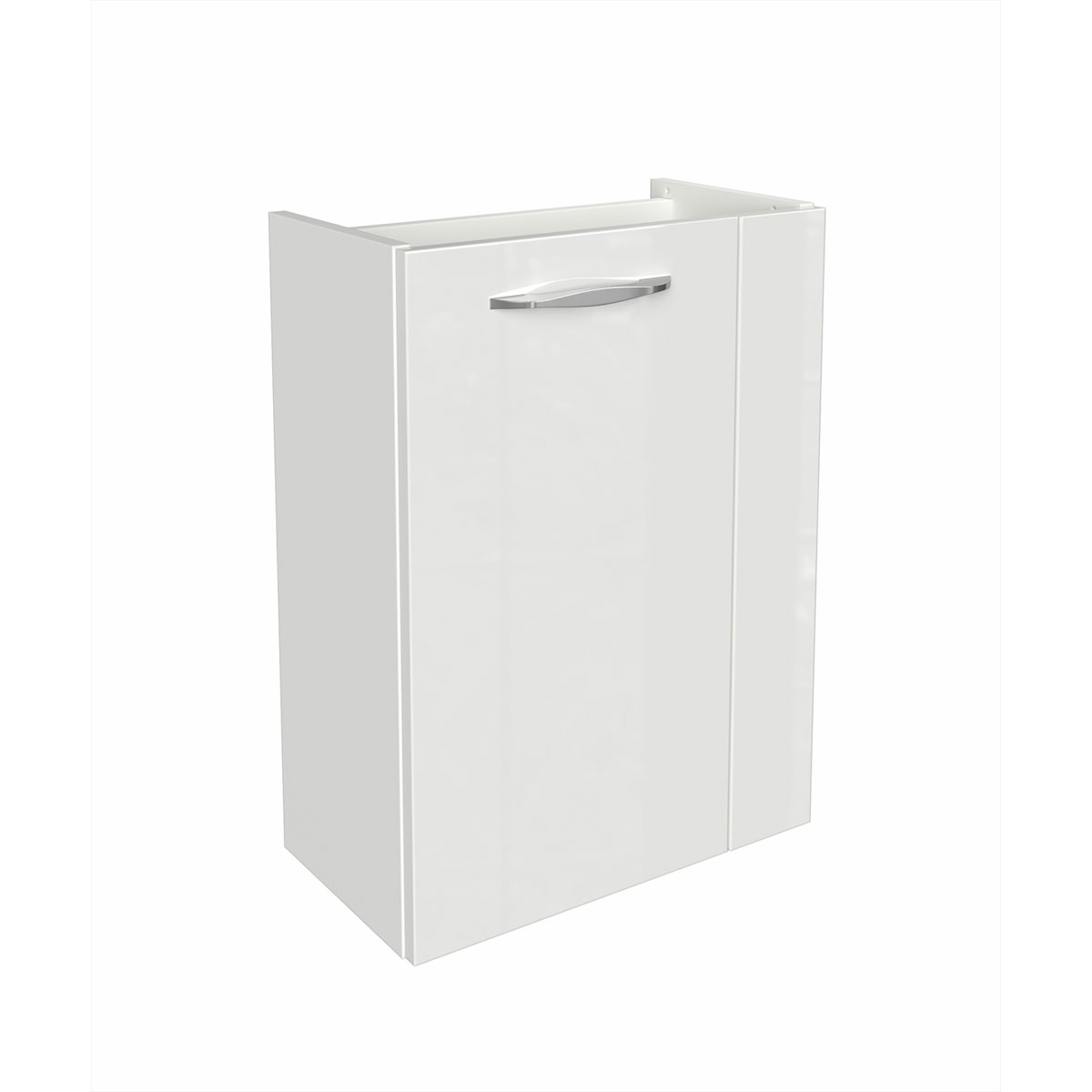 Fackelmann Mini-Waschtischunterschrank Sceno 44 x 60 x 24,5 cm weiß Bild 1