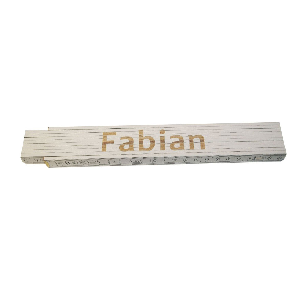 Meterstab „Fabian“, 2m, weiß