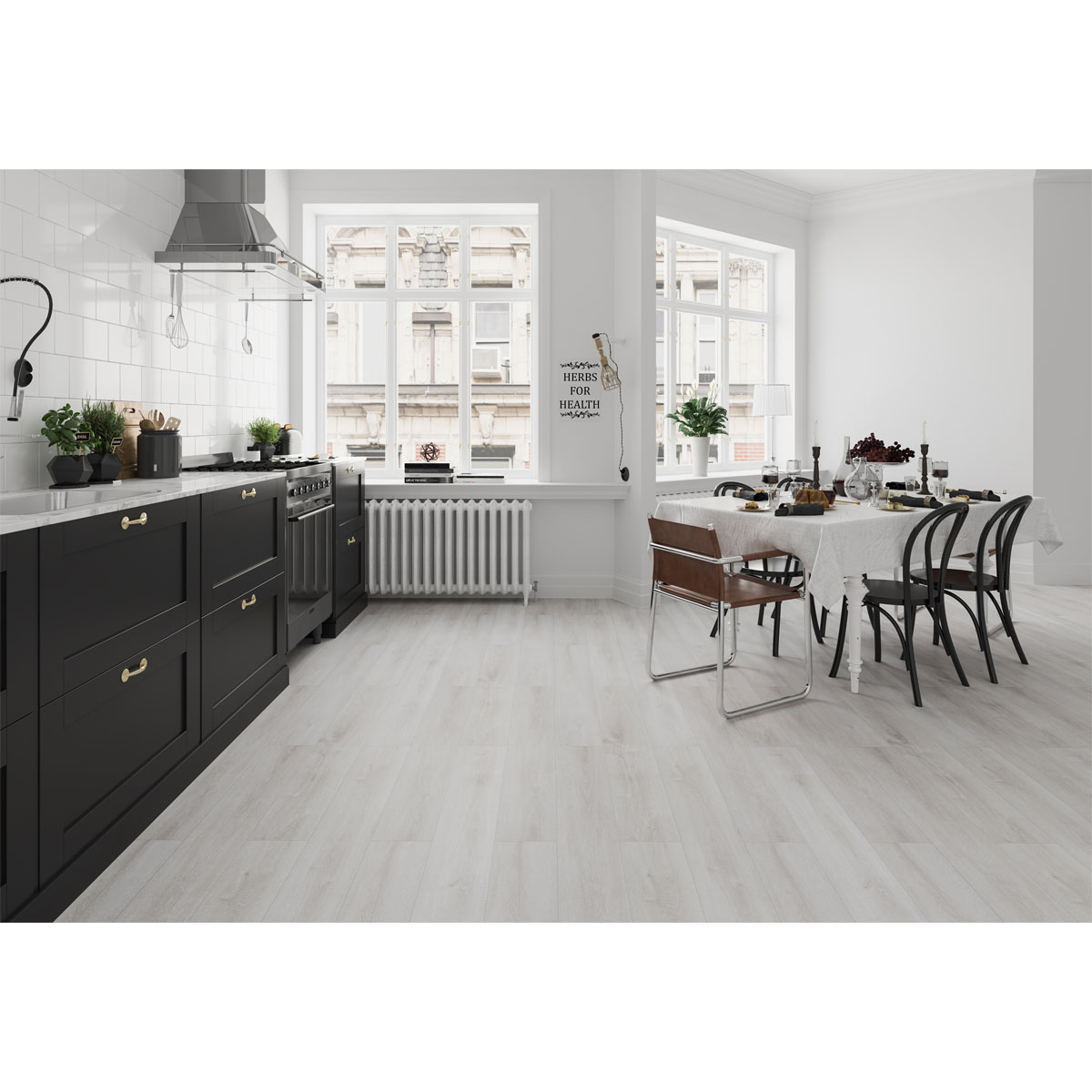 FIXED Dry Back Vinylboden Weisseiche Light 1219 x 184 x 2,5 mm Bild 4