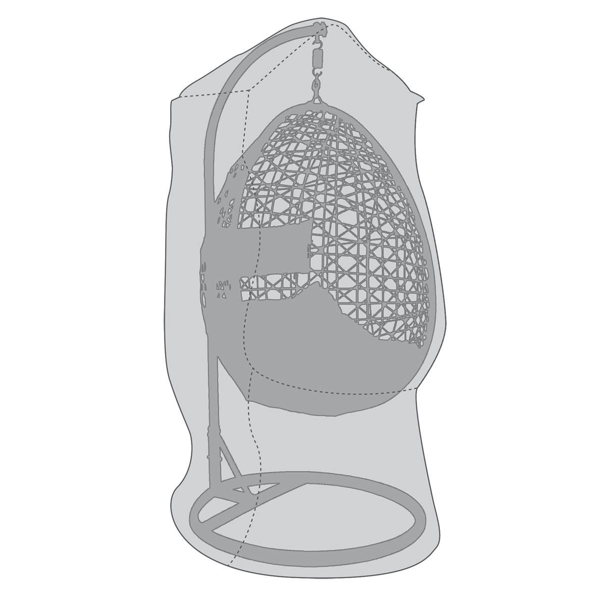 Haveson Schutzhülle für Hängesessel Treviso Bild 4