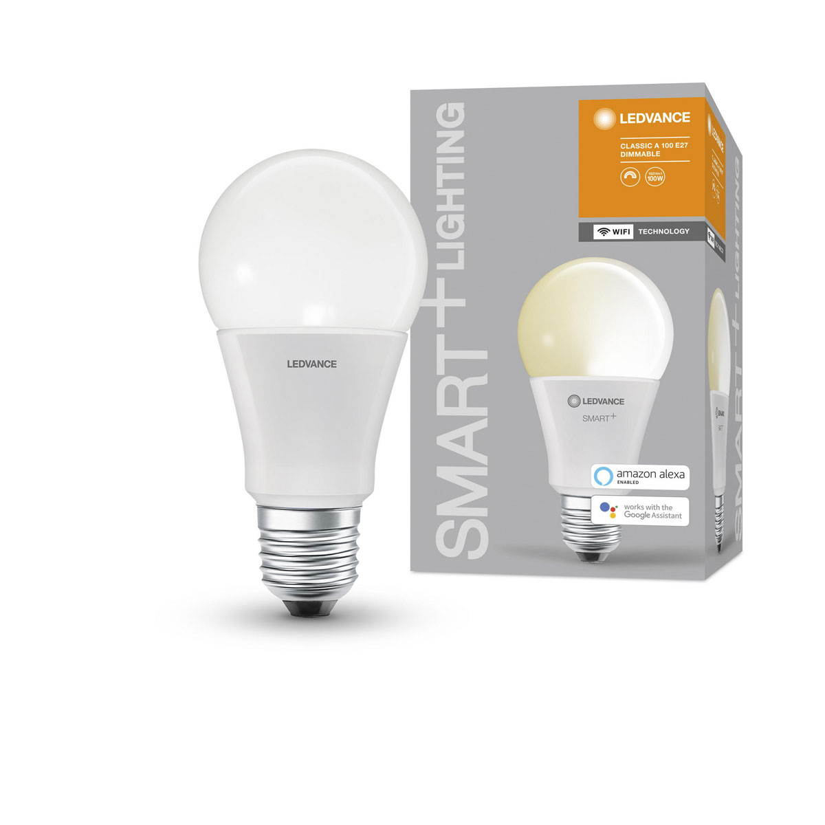 Ledvance SMART+ Glühlampe Classic A 9,6 x 6,1 x 15,4 cm 100 Watt dimmbar