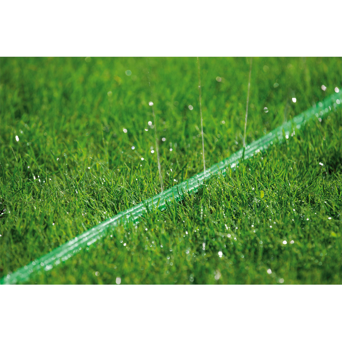Gardena  Schlauchregner mit Anschlußteilen grün Bild 3