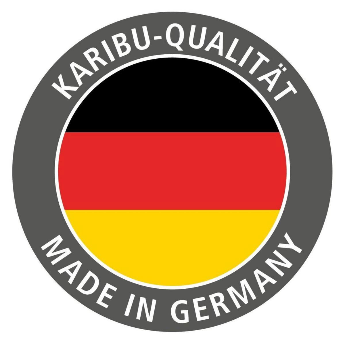 Karibu Sauna Saja Eckeinstieg ohne Ofen kein Kranz Energiespartür Bild 8