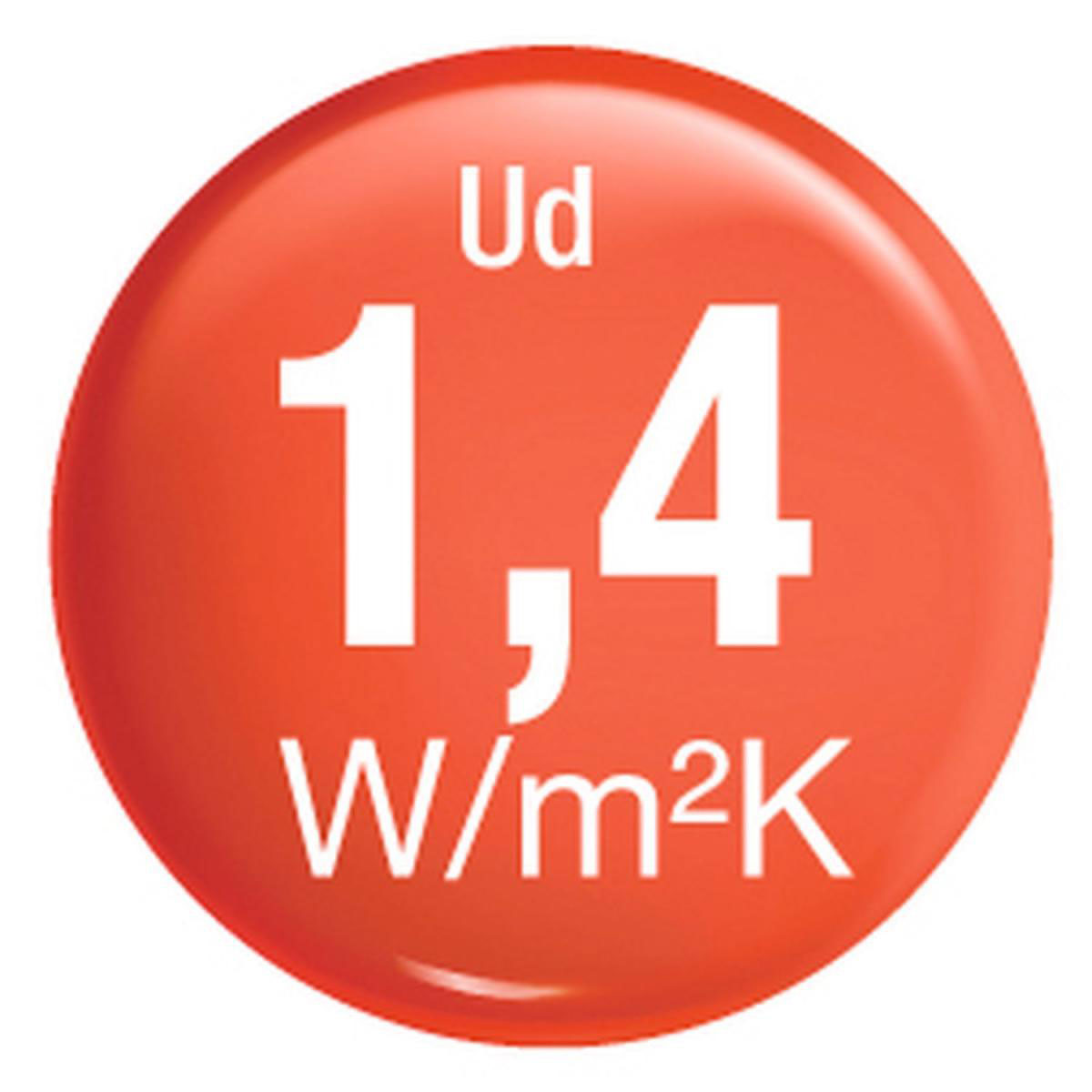 Aluminium-Sicherheitshaustür Rom Superior grau 110 x 210 cm rechts Bild 8