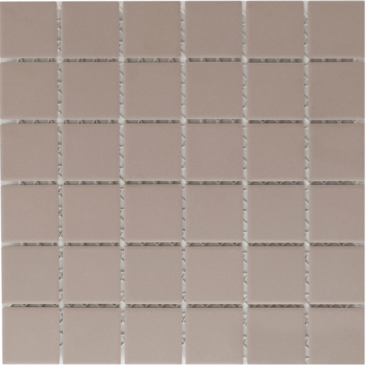 Keramisches Mosaik Antislip Hellgrau unglasiert 30,6 x 30,6 cm