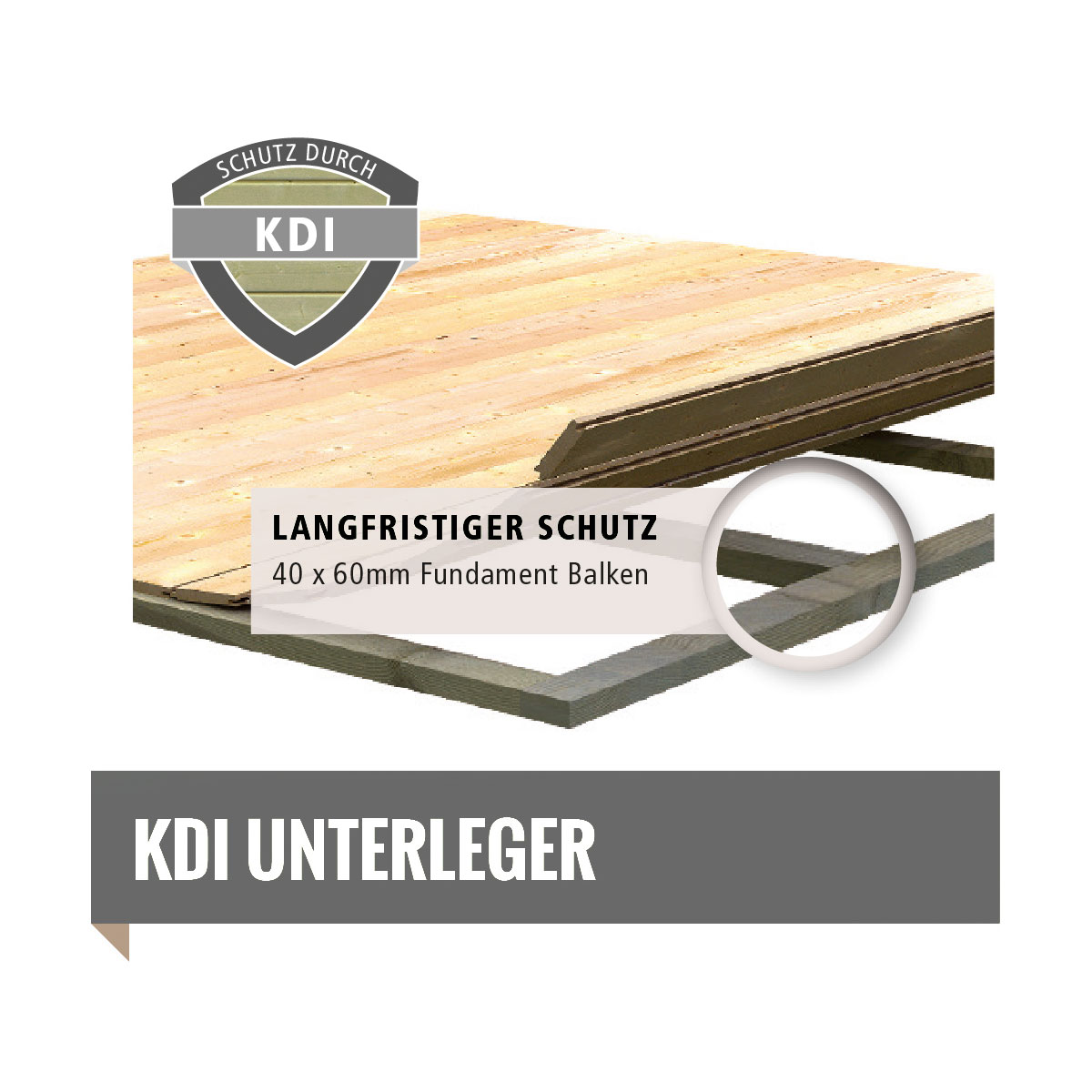 Karibu Gartenhaus Qubic terragrau Bild 8