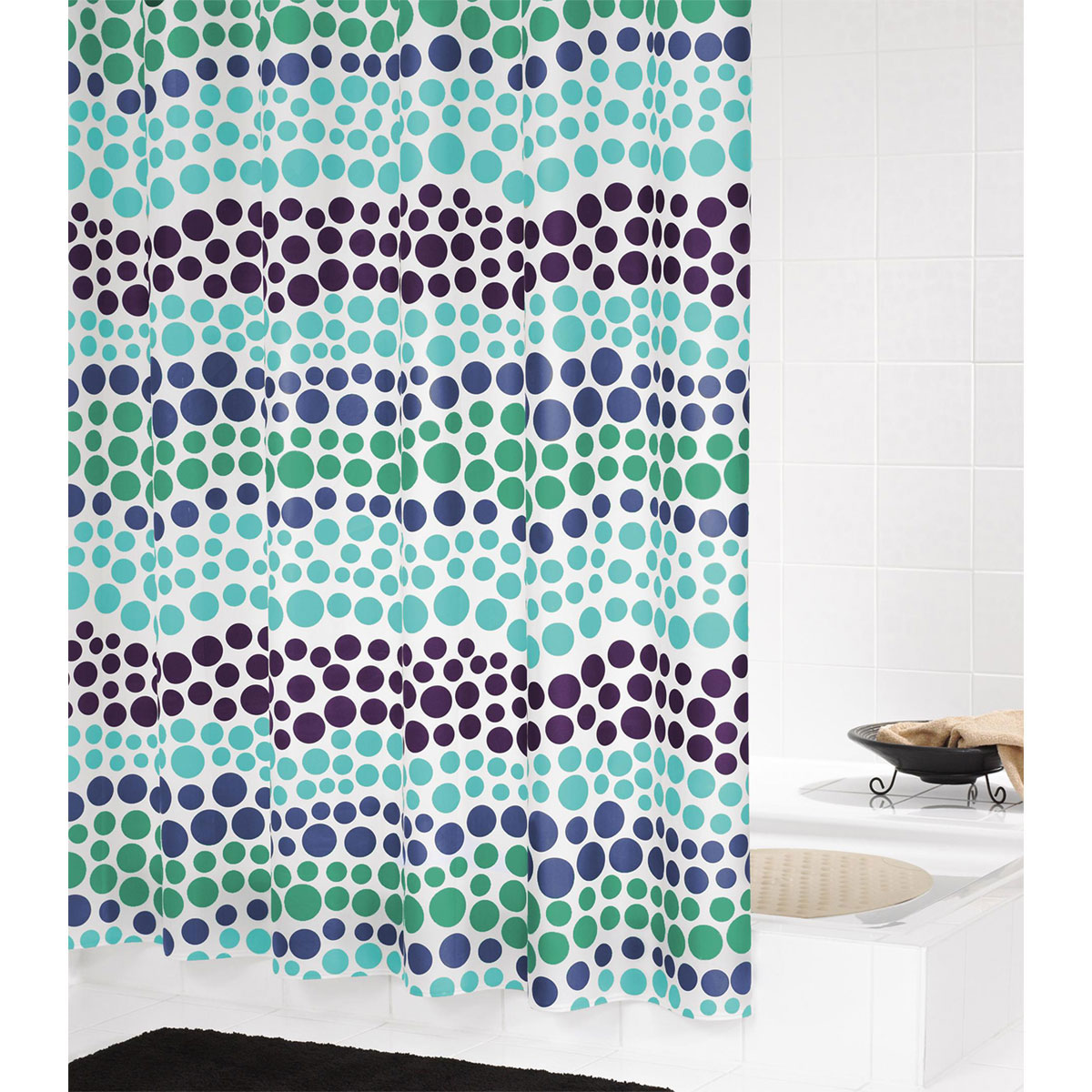 Valblue  Duschvorhang Layer Folie 180 x 200 cm grün-blau Bild 2