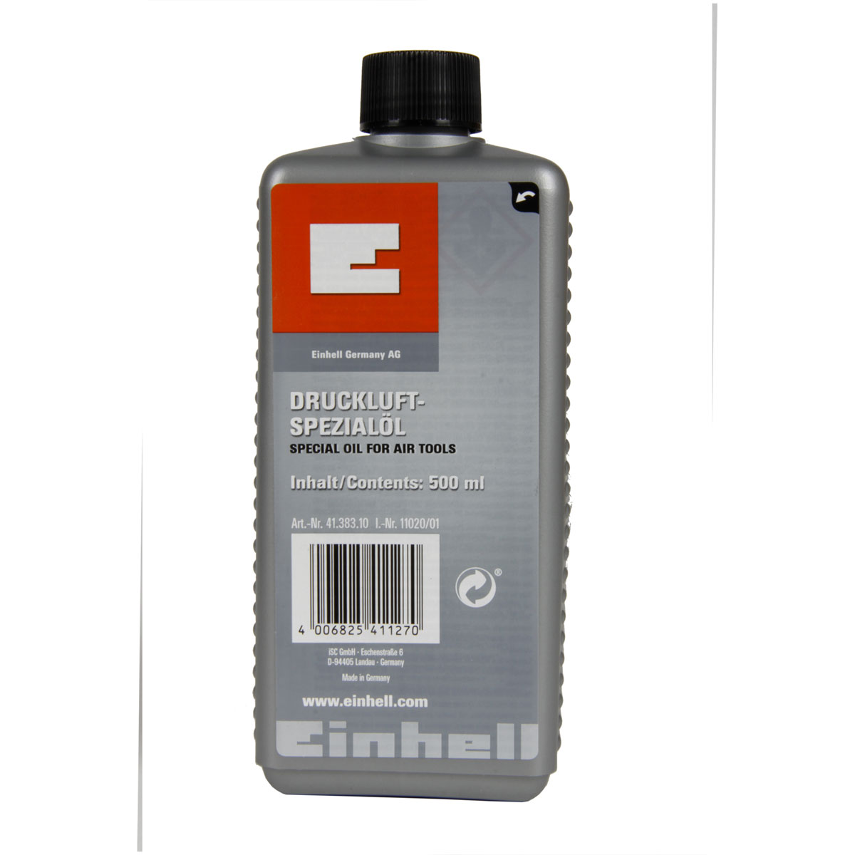 Einhell  Spezialöl für Druckluft-Werkzeug 500ml Einhell  Spezialöl für Druckluft-Werkzeug 500ml