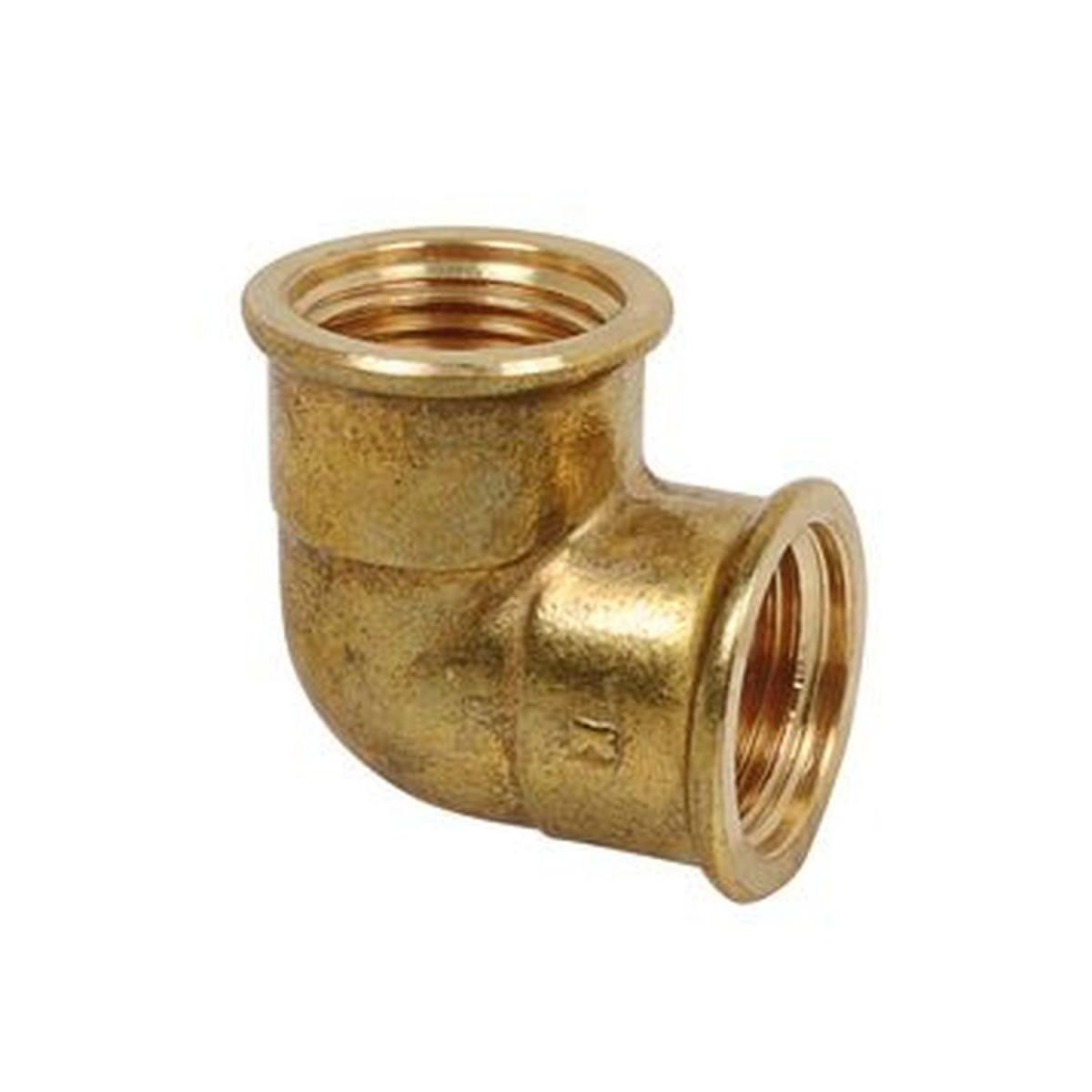 Kirchhoff 90-Winkel ½ IG Messing blank Kirchhoff 90-Winkel ½ IG Messing blank