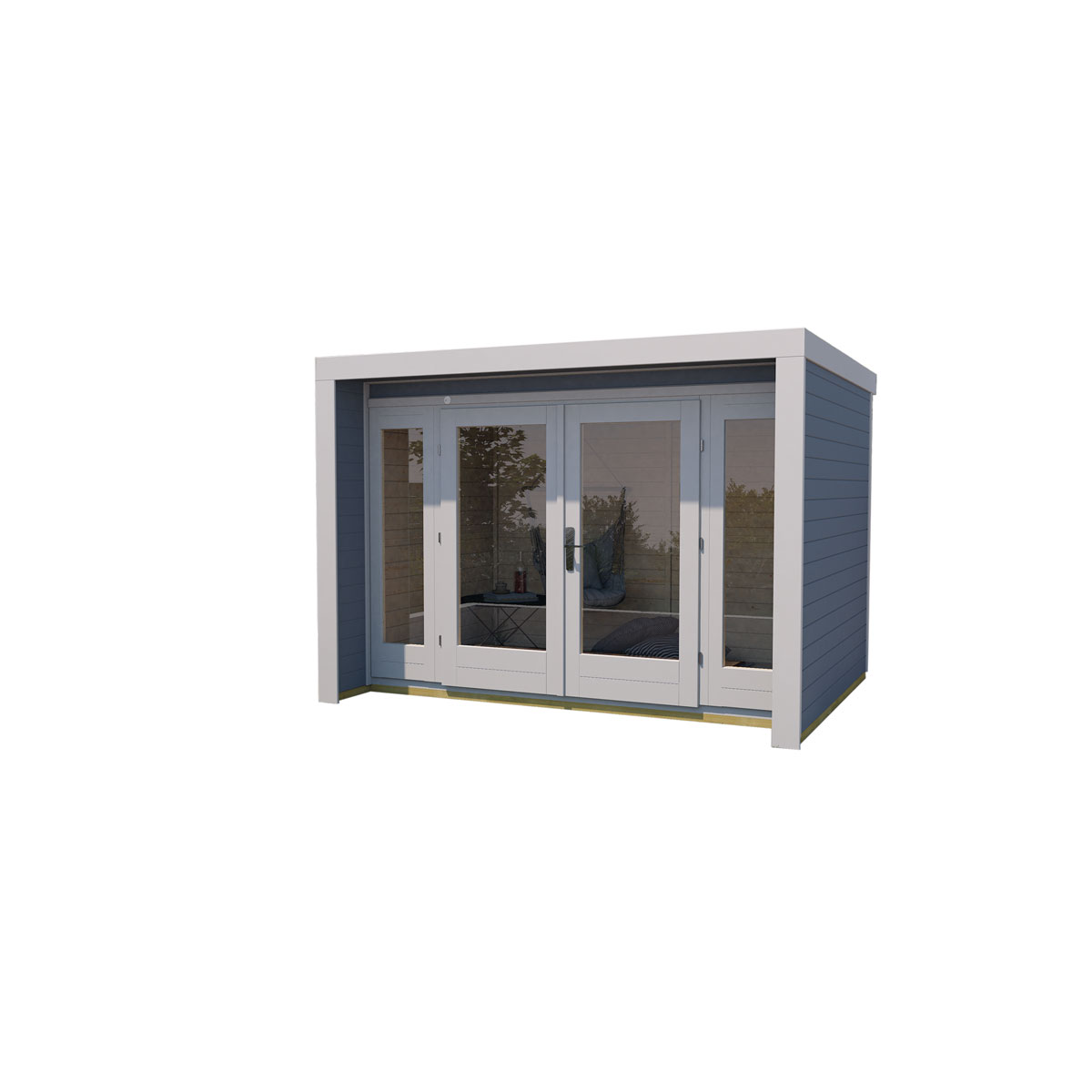 Weka Designhaus 263 Größe 2 300 x 235 cm grau Bild 2