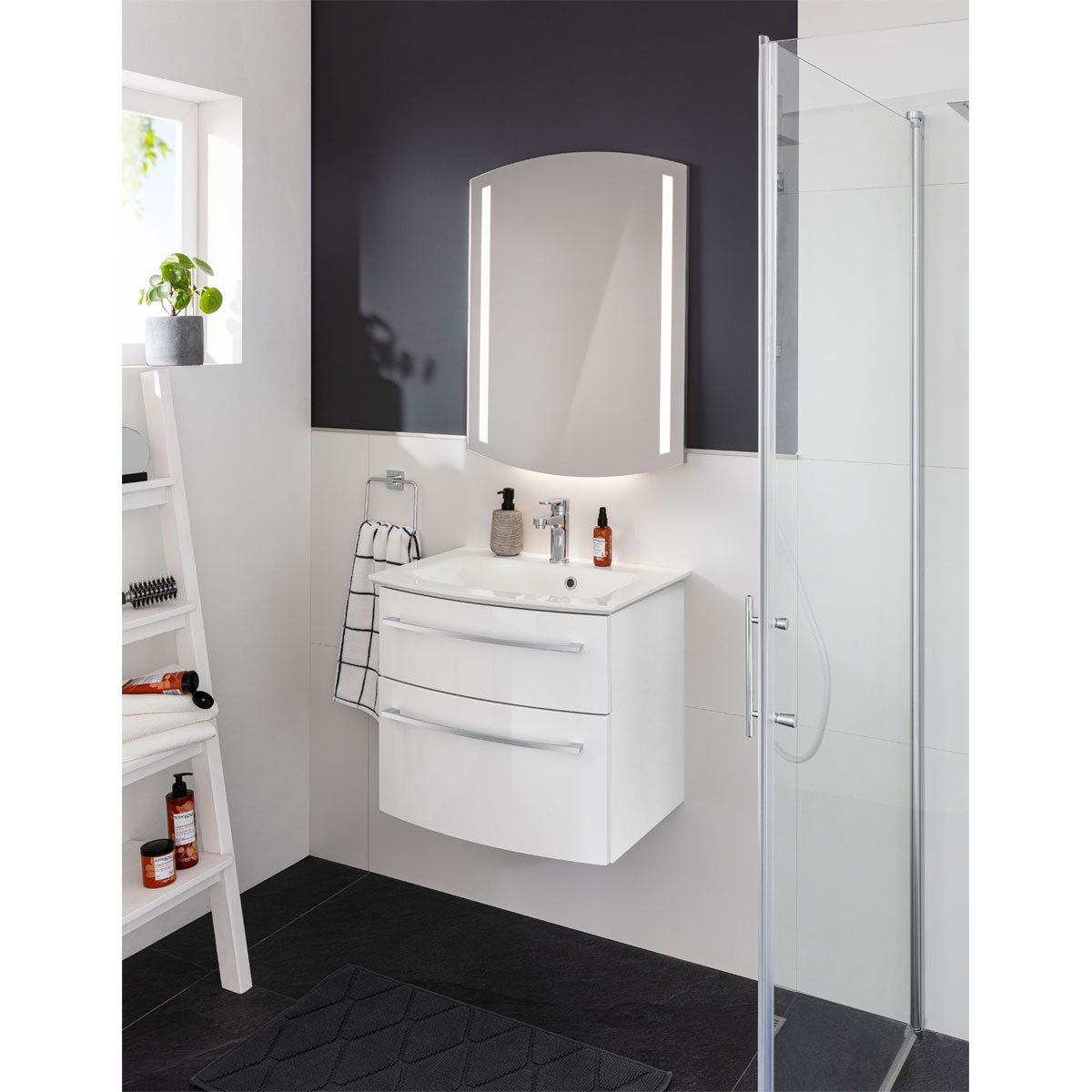 Fackelmann  Waschtisch-Set B.Style 632 x 543 x 460 mm Weiß Bild 7