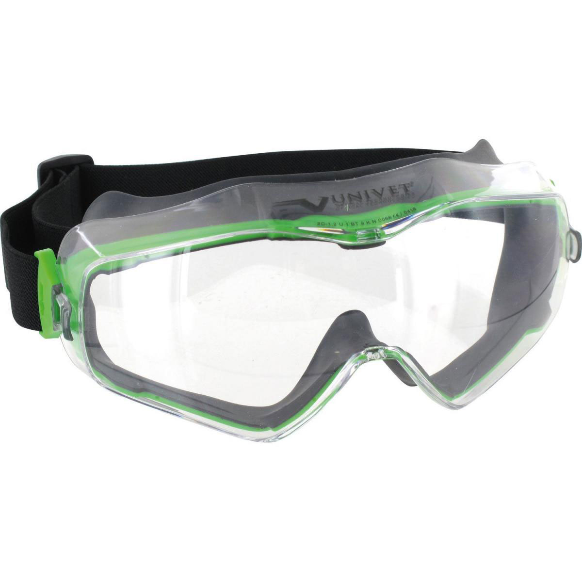 Vollsichtbrille klar für Halbmaske