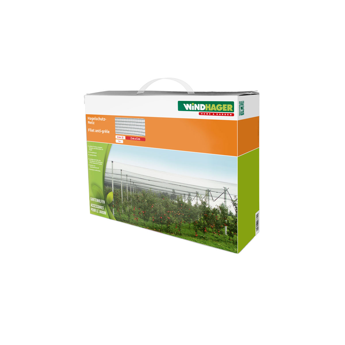 Windhager  Hagelschutz-Netz 5x2 m grün Maschenweite 8 mm Bild 4