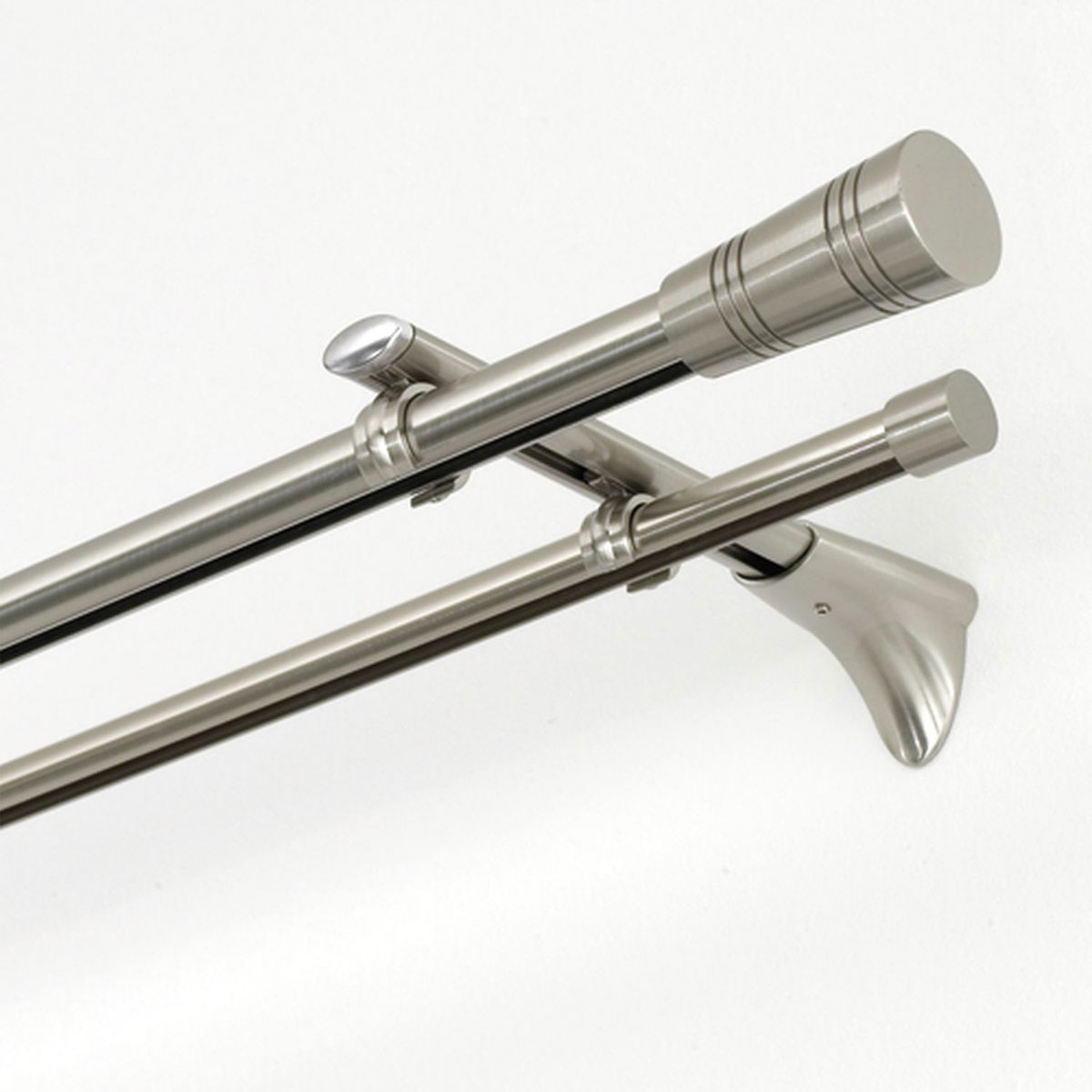 Gardinia Endstück Chicago Apollo für Durchmesser 20 mm Edelstahl-optik Bild 5