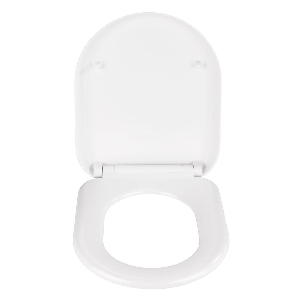 Wenko Premium WC-Sitz Santana antibakteriell weiß mit Absenkautomatik Bild 2