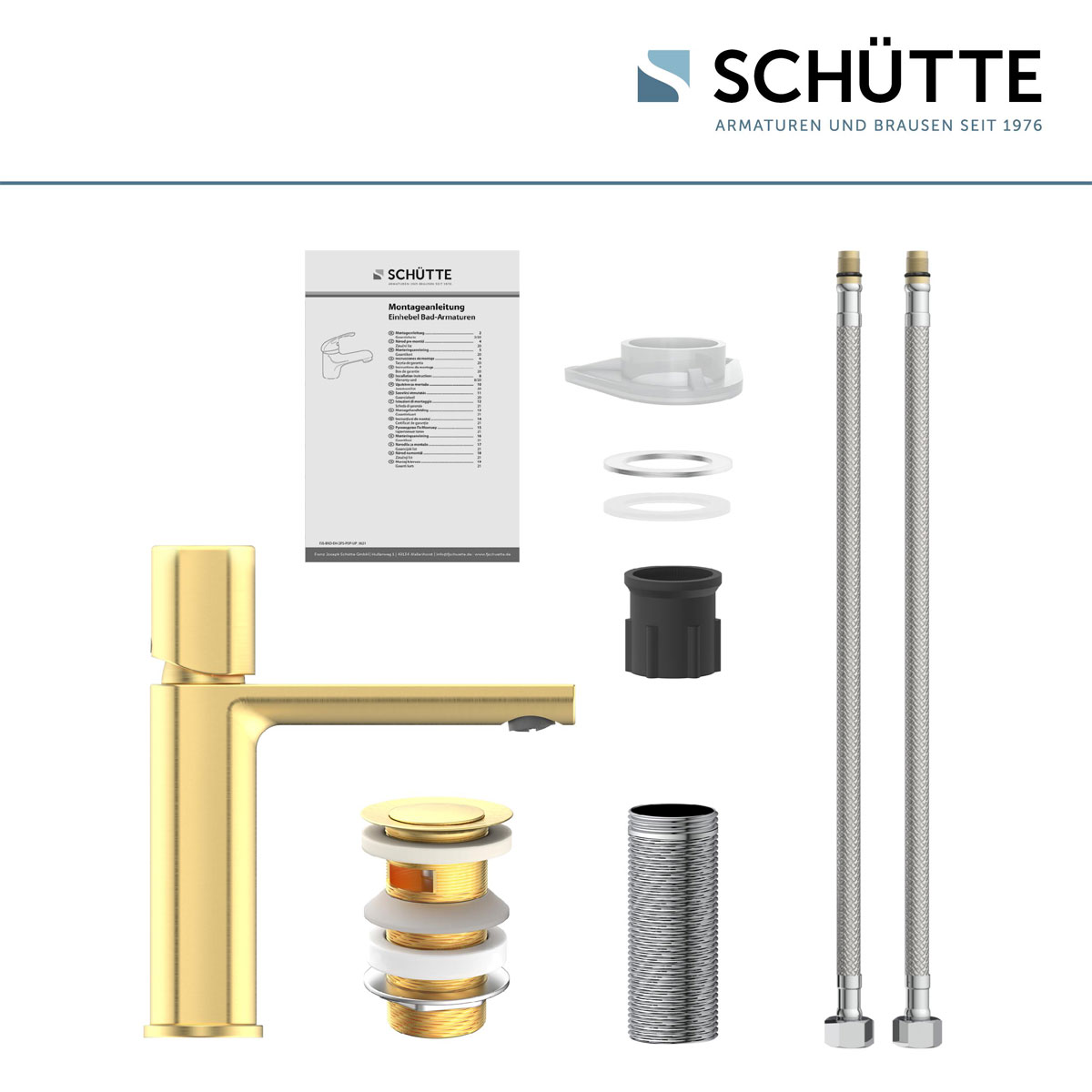 Schütte  WT-Armatur New York,gold,Kartusche mit Bild 5