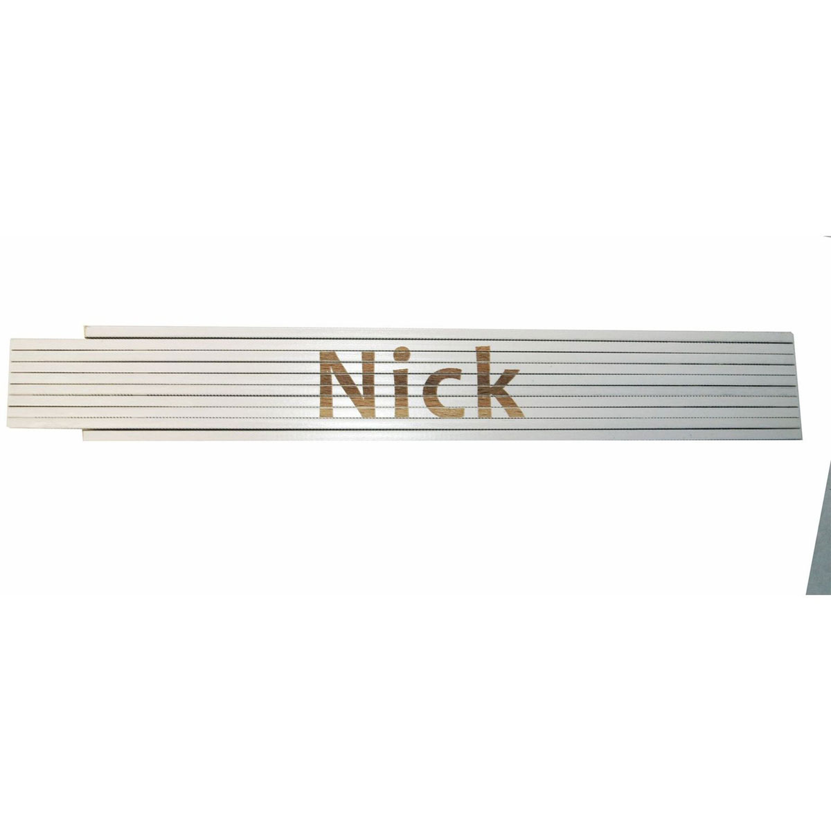 Meterstab „Nick“, 2m, weiß