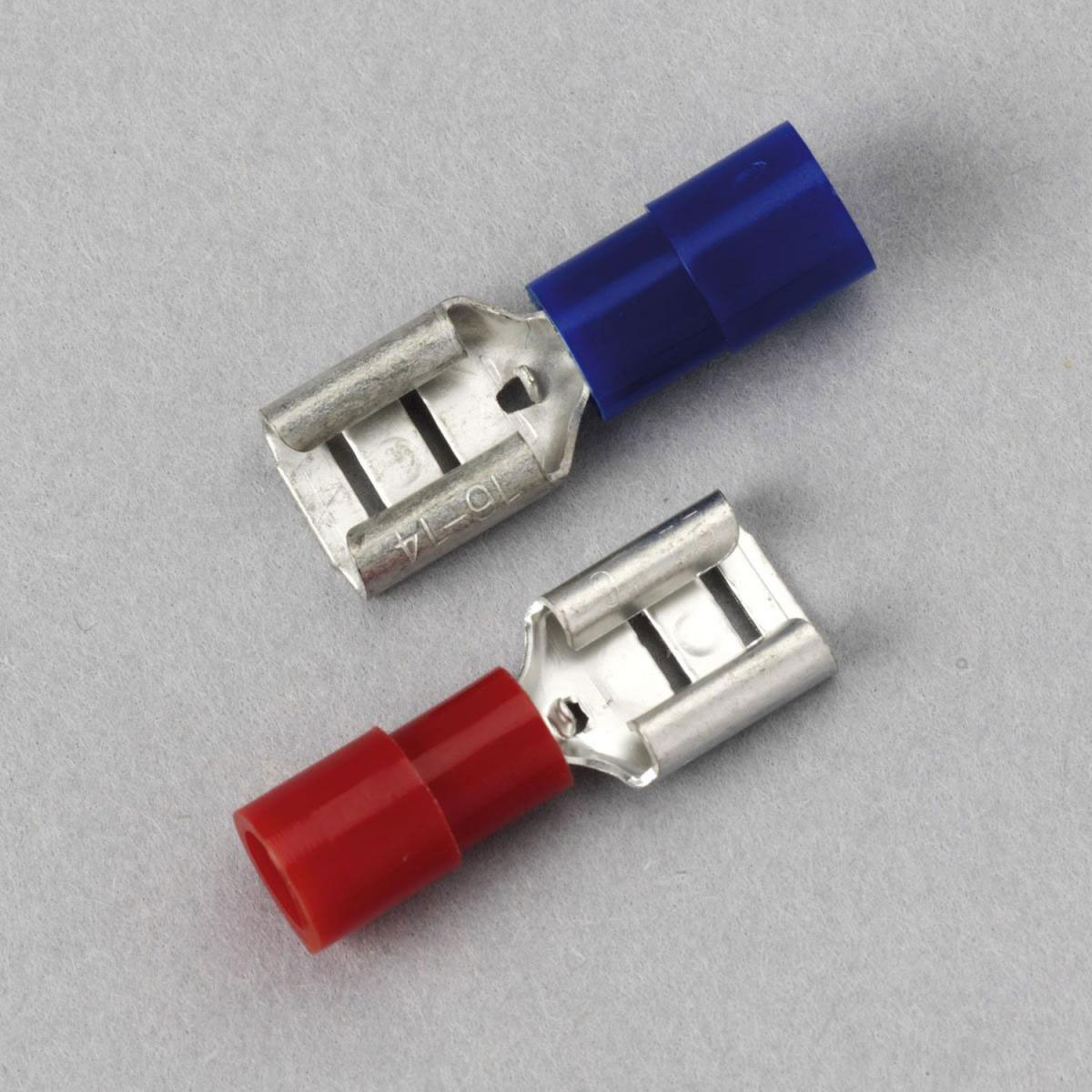 Flachsteck-Hülsen rot 0,75-1,5 mm 25 Stück