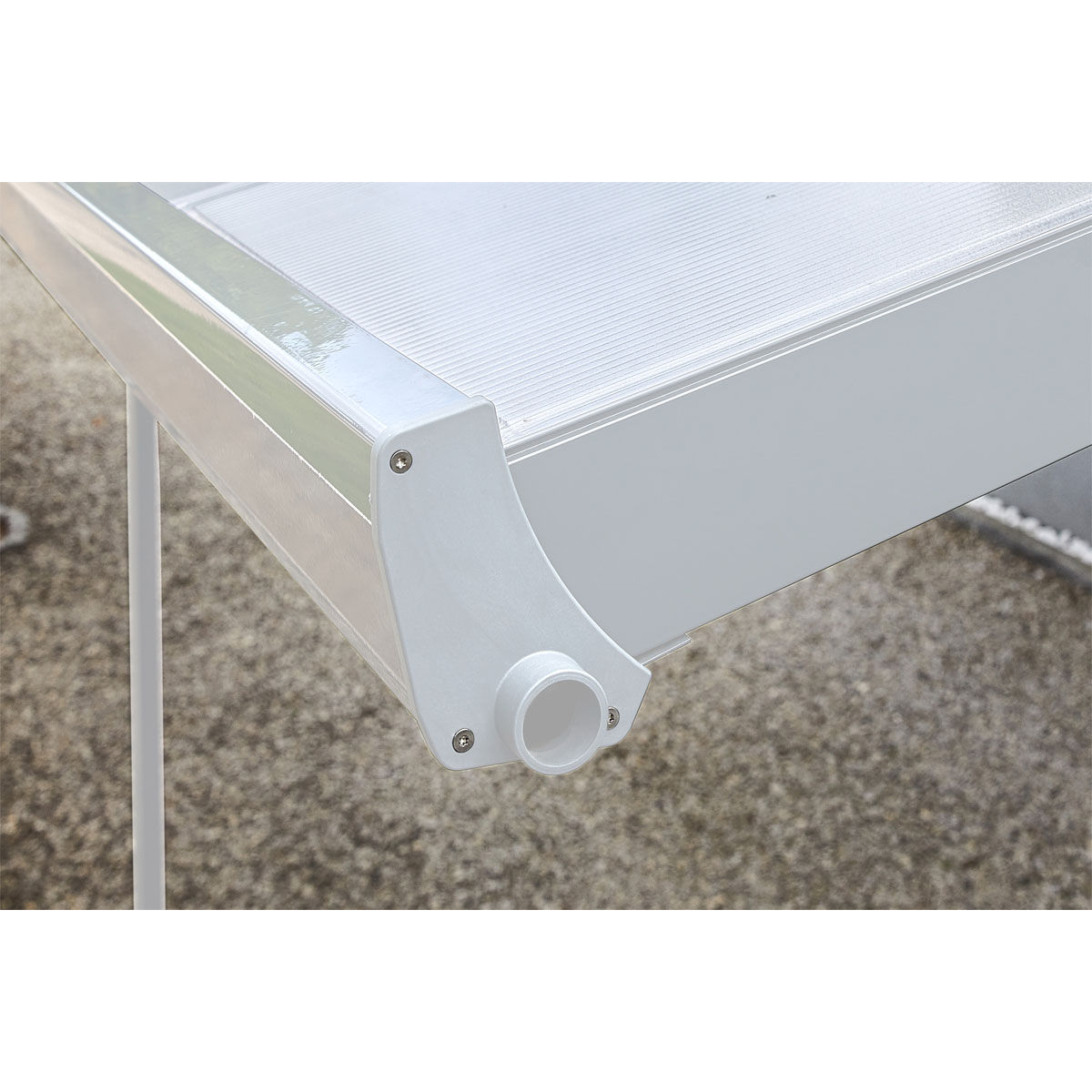 gutta Terrassenüberdachung Standard weiß 426 x 406 cm Bild 8