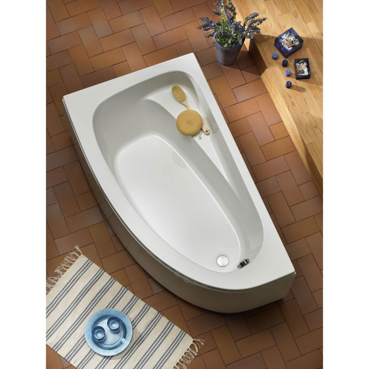 Ottofond Eckwanne Marina Modell B 160 x 90 cm weiß Bild 2