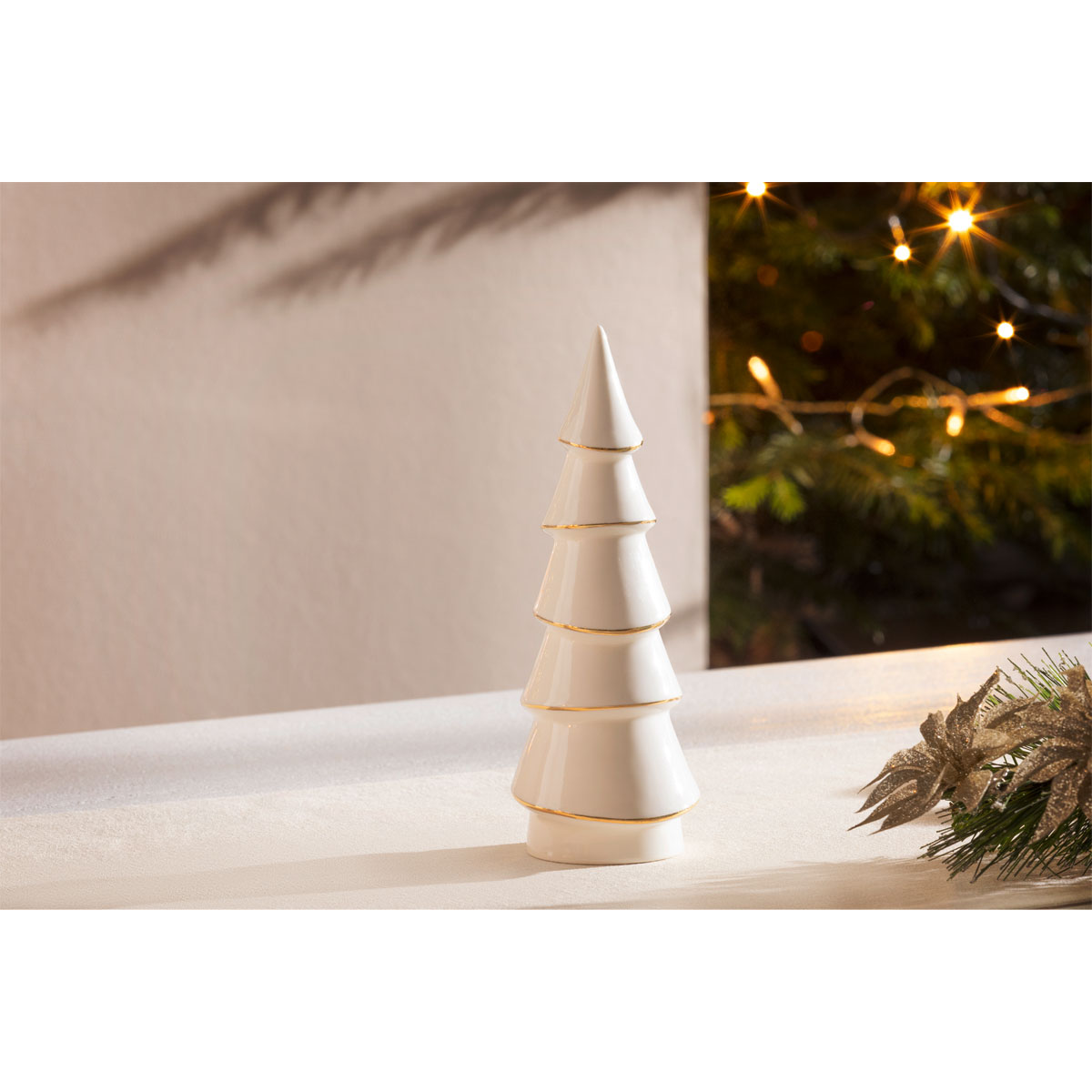 Baum weiss 21 x 8 cm Bild 1