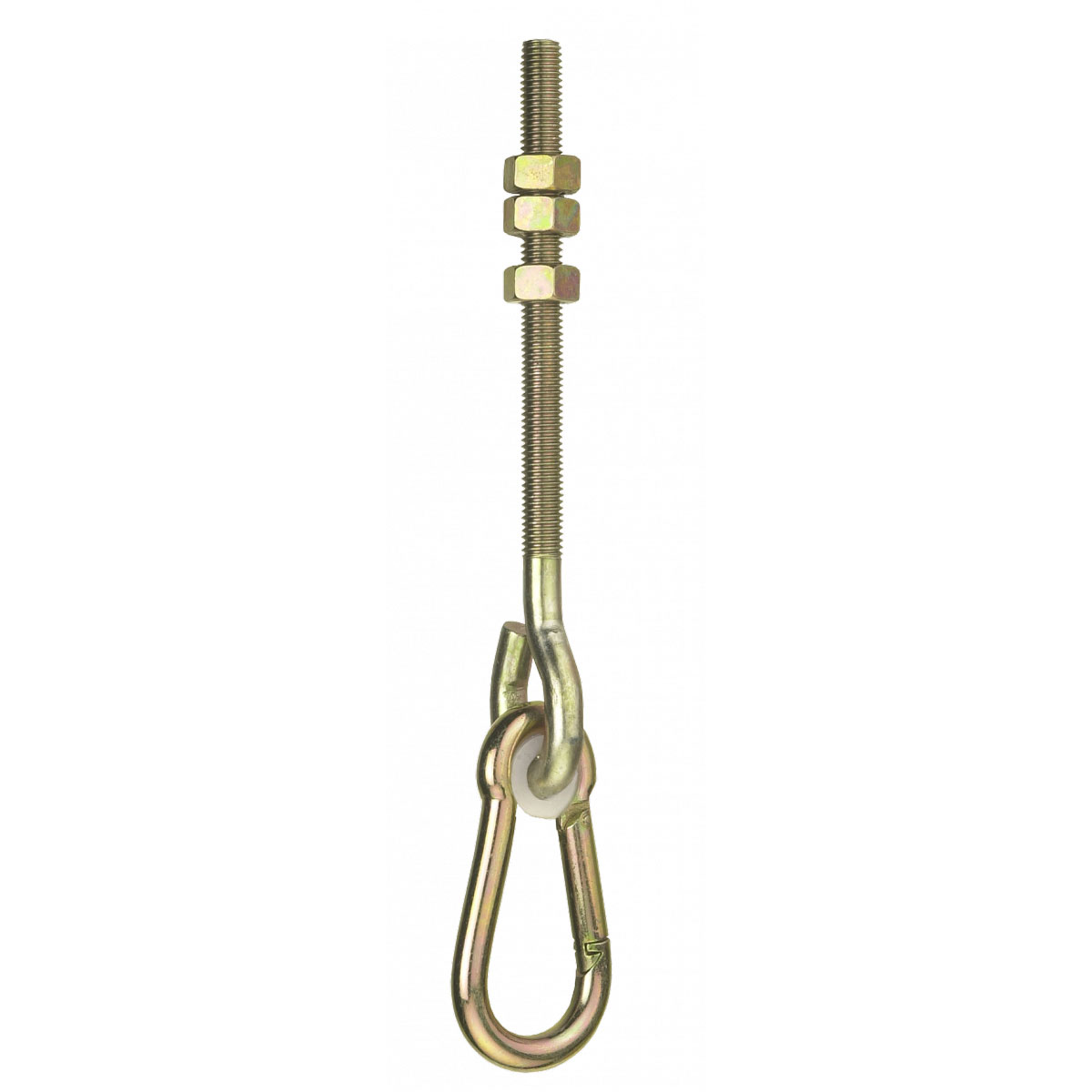 Metrax Schaukelhaken Karabinerhaken silber M12 x 140